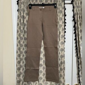 Women’s Betabrand yoga stretch work dress pants small tan khaki